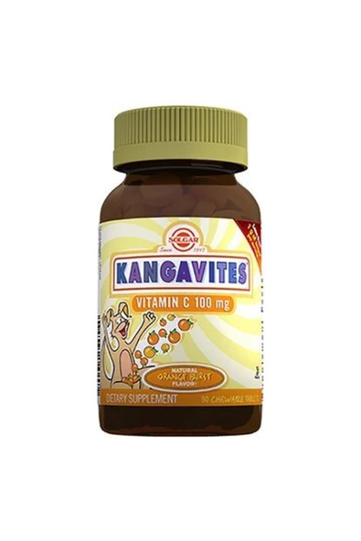 SOLGAR KANGAVITES VITAMIN C 100 MG 90 CHEW. TABLET