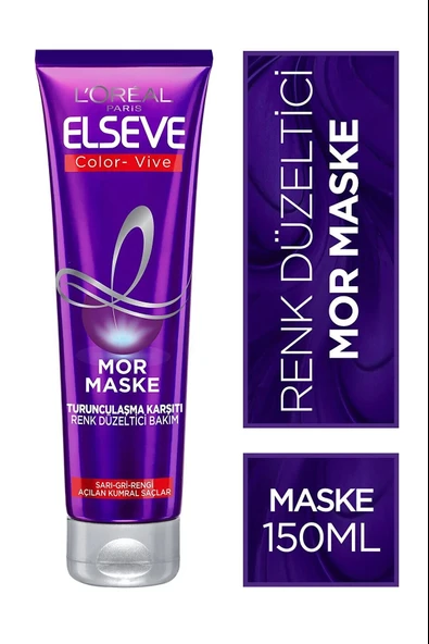 Loreal Paris Color-Vive Mor Maske Turunculaşma Karşıtı 150ML