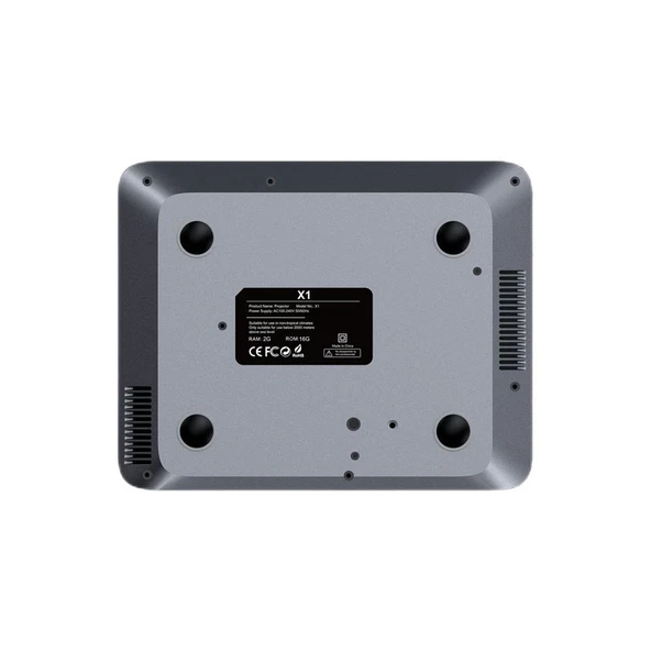 Xnano X1 1080p Full HD, LED Projeksiyon, 12000 Lumen, Android, Dolby Audio, WI-FI, Bluetooth, Space Grey - 10