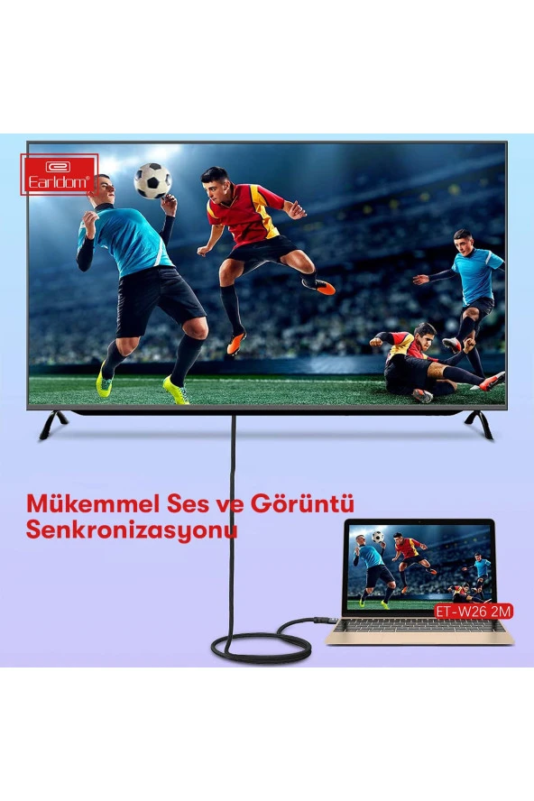 Fuchsia 4K HDMI Kablo 3M 18 Gbps HDMI 2.0 1.4 V Görüntü Aktarım Kablosu - Resim 5