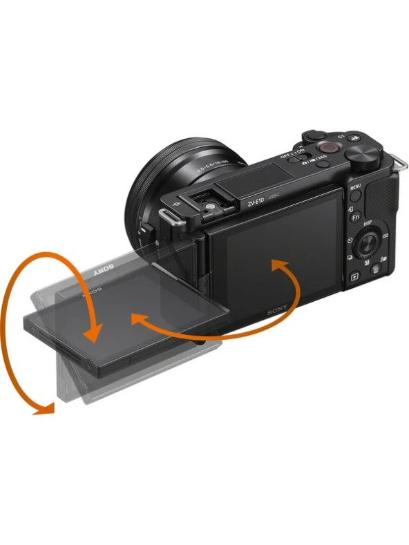 Sony ZV-E10 Gövde Fotograf Makinesi - 2