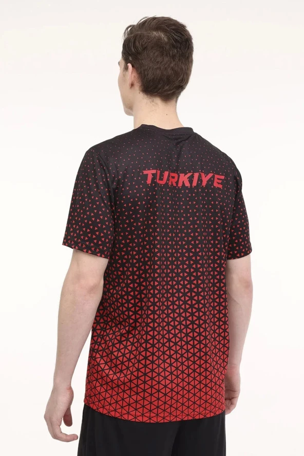 Lotto Türkiye M-ALLY TEE 4FX Kırmızı Erkek Kısa Kol T-Shirt - 3