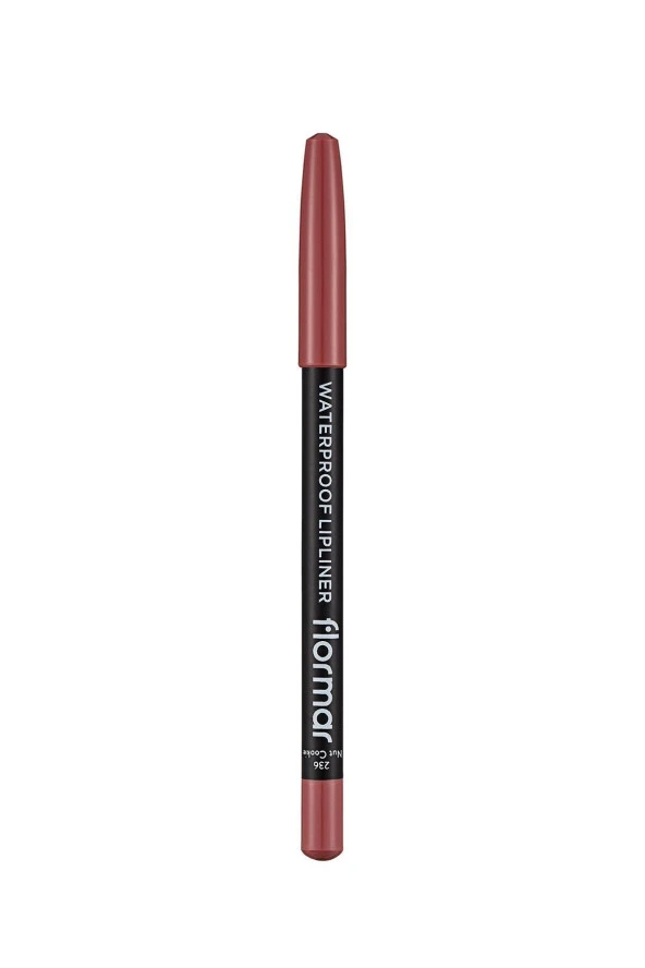 Suya Dayanıklı Dudak Kalemi (KAHVE) - Waterproof Lipliner - 236 Nut Cookie - 8690604567492 - 3