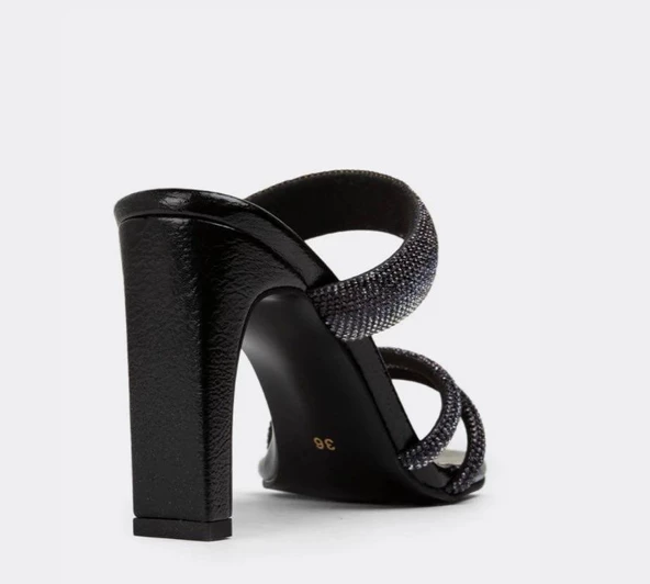 Gloria Paris Kadın Abiye Siyah Topuklu Ayakkabı - 2