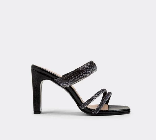 Gloria Paris Kadın Abiye Siyah Topuklu Ayakkabı - 3