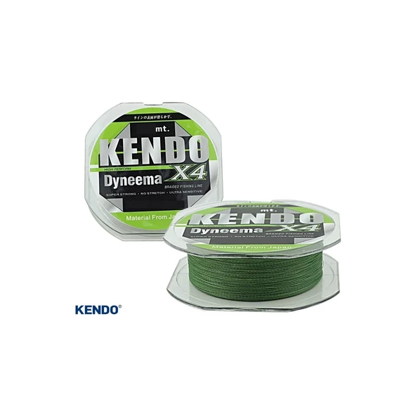 Kendo Dynema 4 Örgü 120MT Yeşil/Green İp Misina