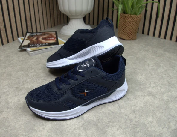 Günlük Erkek Sneaker Bağcık Fuspet Hafif Rahat Yüksek Kalın Taban Yazlık Yürüyüş Spor Ayakkabı 8011 - 2