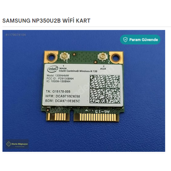 SAMSUNG NP350U2B WİFİ KART