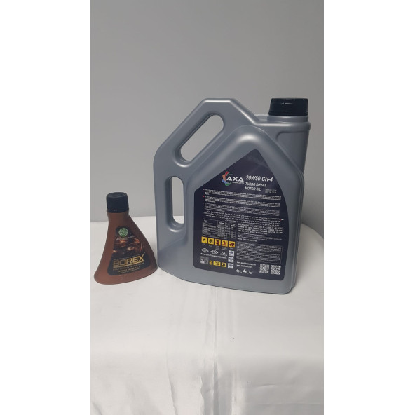 AXA LUBRİCANTS 20W50 4 LTMotor Yağı (ÜRETİM YILI:2024)Motor Yağı Katkısı Hediyeli - 2