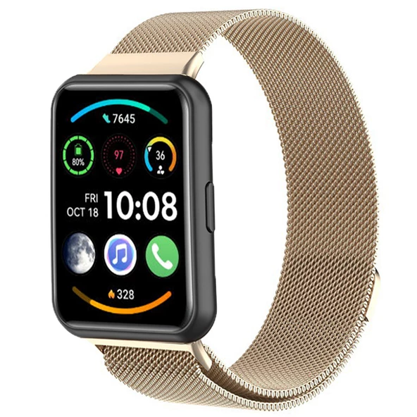 Huawei Watch Fit 4/Fit 4 Pro/Fit 3 Kordon Milano Loop Metal Kordon (Fit/Fit2 Uyumlu Değildir) - 9