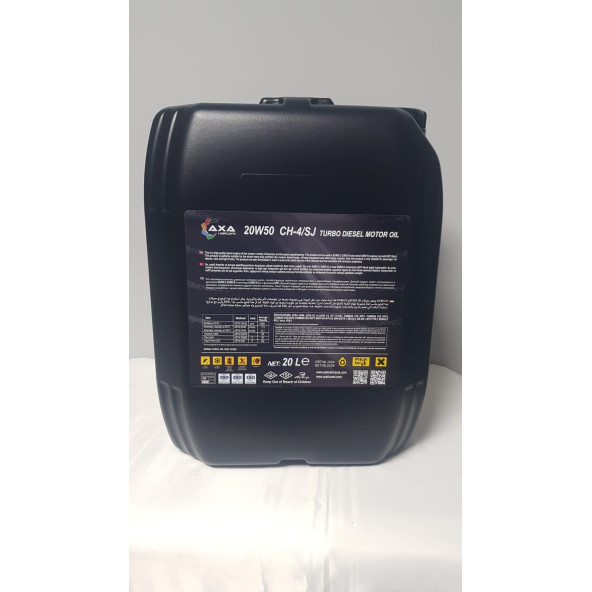AXA LUBRİCANTS 20W50 20 LT Motor Yağı (ÜRETİM YILI:2024) - 2
