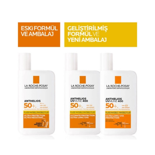 La Roche Posay Anthelios Uvmune 400 Invisible Fluid 50 Faktör Güneş Kremi 50 Ml - 6