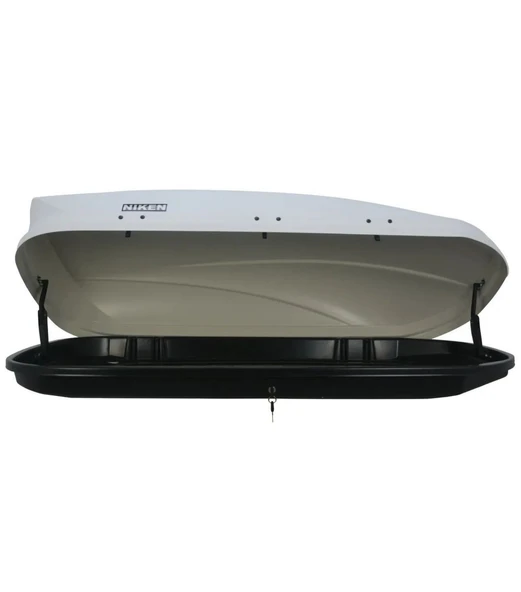 NİKEN Araç üstü tabut bagaj yük bagajı 3 kilitli beyaz 450lt  NİKEN - Resim 2