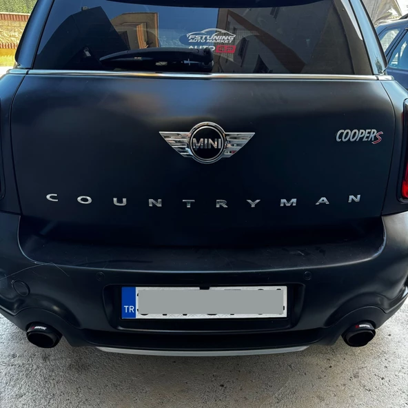 AKRAPOVİÇ Mini cooper r60 countryman egzoz ucu çiftli karbon akrapoviç 100mm