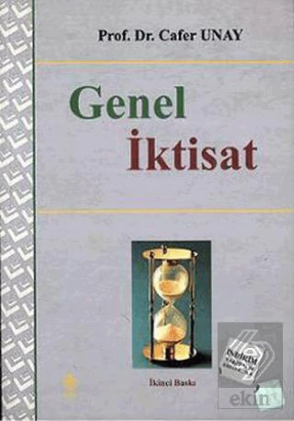Genel İktisat Cafer Unay ürün görseli