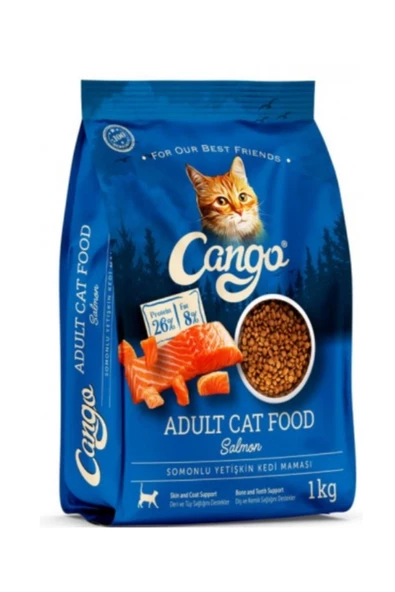 Cango Somonlu Yetişkin Kuru Kedi Maması 1 Kg