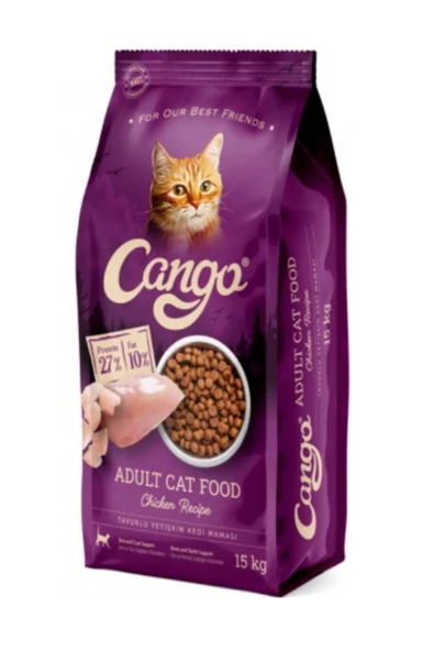 Cango Tavuklu Yetişkin Kuru Kedi Maması 15 Kg