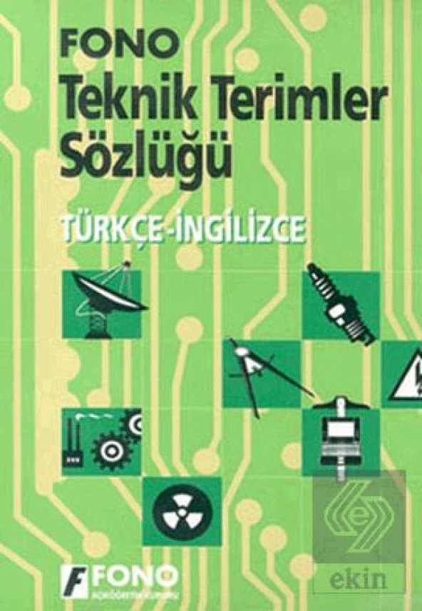 Türkçe / İngilizce Teknik Terimler Sözlüğü