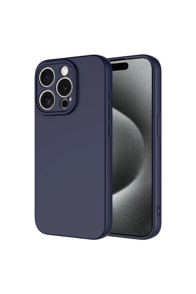 İphone 15 Pro Max İle Uyumlu İçi Kadife Yumuşak Silikon Lansman Telefon Kılıfı - Resim 2