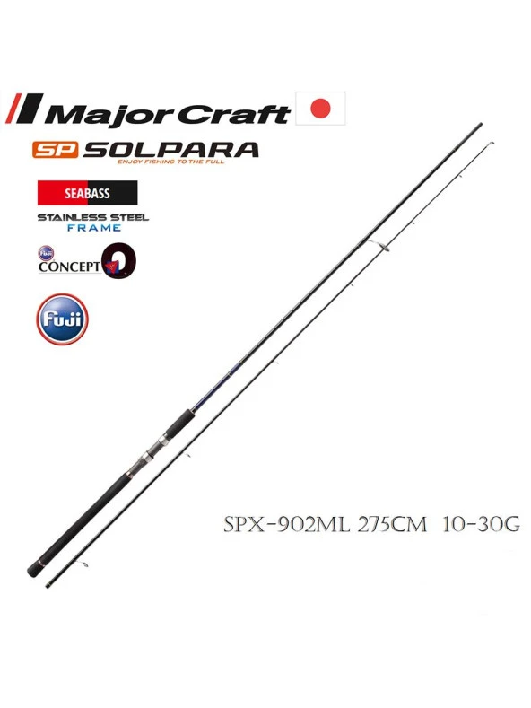 Major Craft Solpara New SPX-902ML Seabass Spin Kamış 275cm 10-30g - Resim 2
