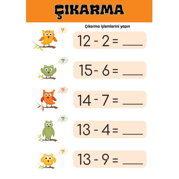 Okul Öncesi ve Birinci Sınıflar İçin Matematik Tatil Kitabı (YAZ-SİL) - Resim 6