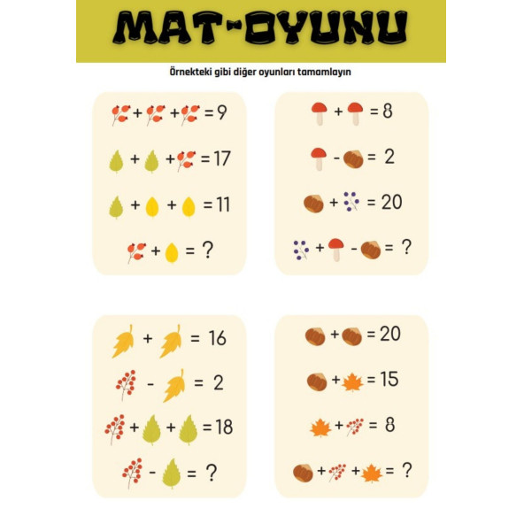 Okul Öncesi ve Birinci Sınıflar İçin Matematik Tatil Kitabı (YAZ-SİL) - Resim 7