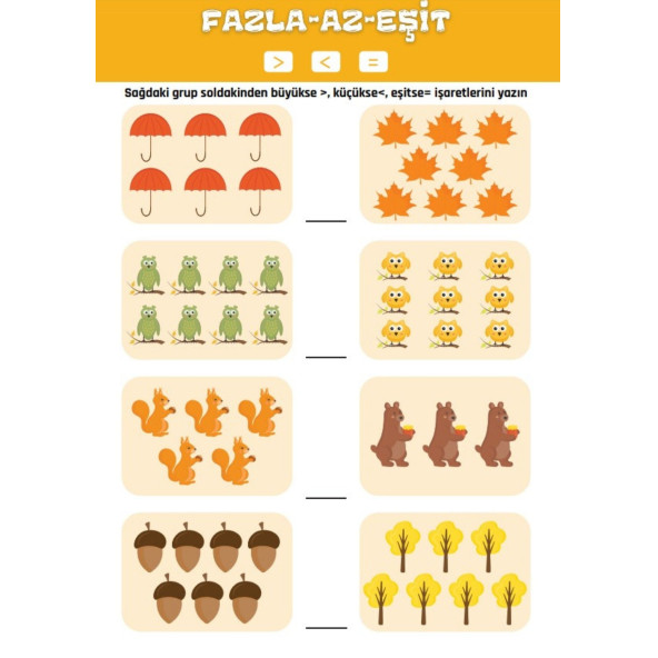 Okul Öncesi ve Birinci Sınıflar İçin Matematik Tatil Kitabı (YAZ-SİL) - Resim 8