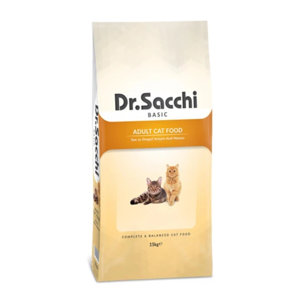 Dr.Sacchi Basic Chicken Yetişkin Kedi Maması 15 kg