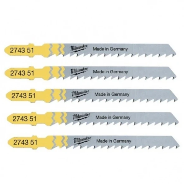 Milwaukee T101D Dekupaj Bıçağı 75 MM 5'li 4932274351