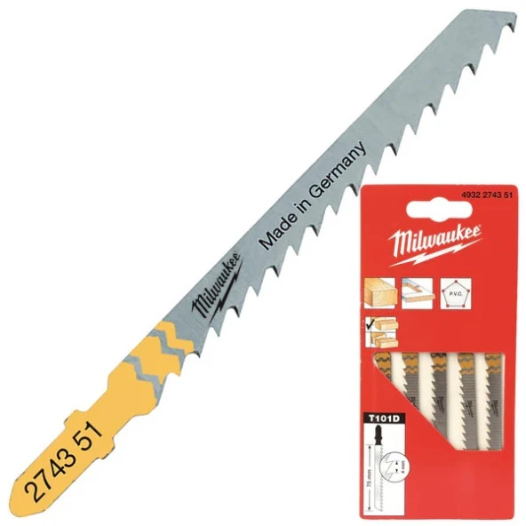 Milwaukee T101D Dekupaj Bıçağı 75 MM 5'li 4932274351 - 2