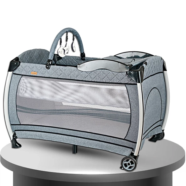 Baby Home 600 Nanny 70x110 Bebek Oyun Parkı Yatak Beşik - 3