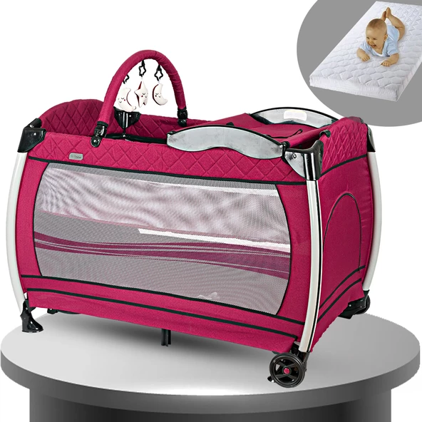 Baby Home 600 Nanny 70x110 Bebek Oyun Parkı Yatak Beşik Sünger Yatak Hediye - 4