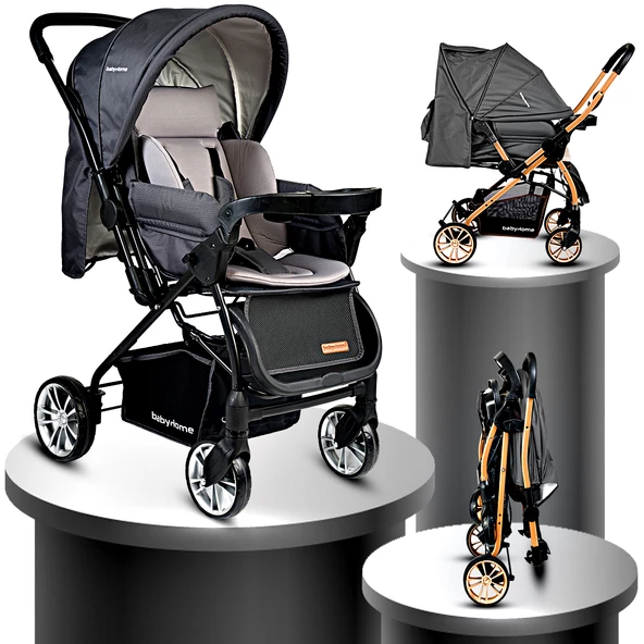 Baby Home Bh-780 Gold Zigi Çift Yönlü Bebek Arabası - 3