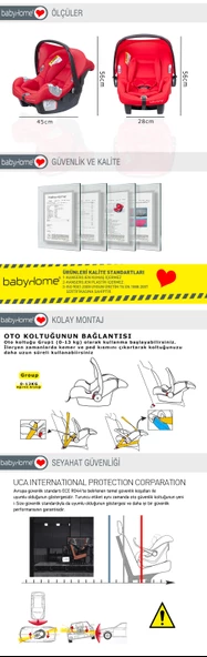 Baby Home Bh-590 Elit 0-13 Kg Oto Koltuğu Ana Kucağı - 11