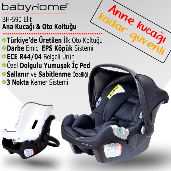 Baby Home Bh-590 Elit 0-13 Kg Oto Koltuğu Ana Kucağı - 8