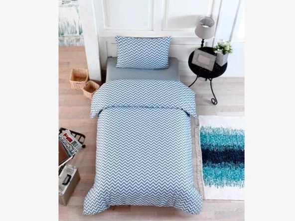 Çeyiz Diyarı Çift Kişilik Zigzag Nevresim Takımı - Resim 5