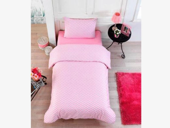 Çeyiz Diyarı Çift Kişilik Zigzag Nevresim Takımı - Resim 2