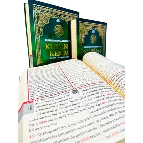 MERVE MEAL ORTA BOY 3 LÜ KURANI KERİM TÜRKÇE OKUNUŞ+MEALLİ - 2