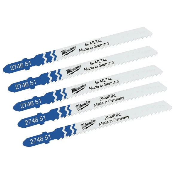 Milwaukee T101A Dekupaj Bıçağı 75 MM 5'li (Metal) 4932274651 - 2