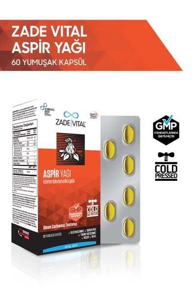 ZADE VİTAL ASPIR 60 KAPSUL