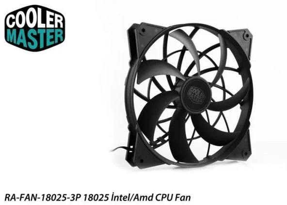 Cooler Master RA-FAN-18025-3P 18 cm Kasa Fanı