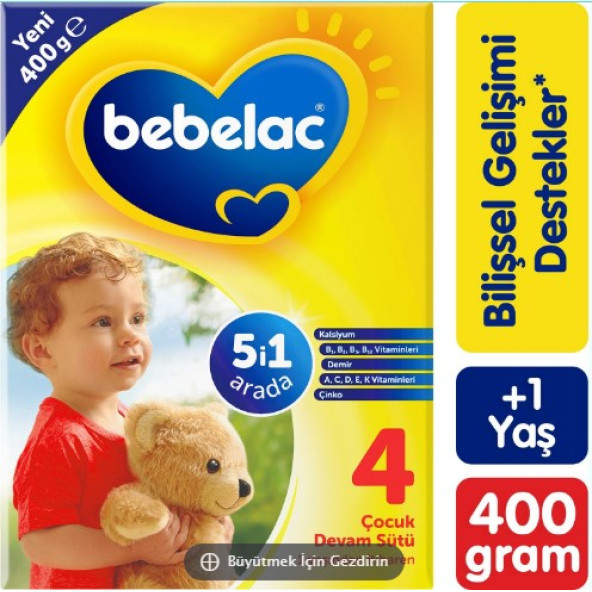 Bebelac 4 Vitamin Demir 400g +1 YAŞ