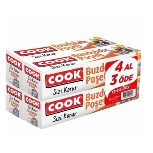 Cook Buzdolabı Poşeti Orta Boy