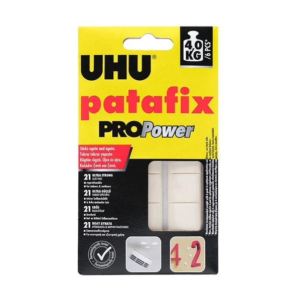 Uhu Patafix ProPower 21'li Yapışkanlı Hamur Beyaz