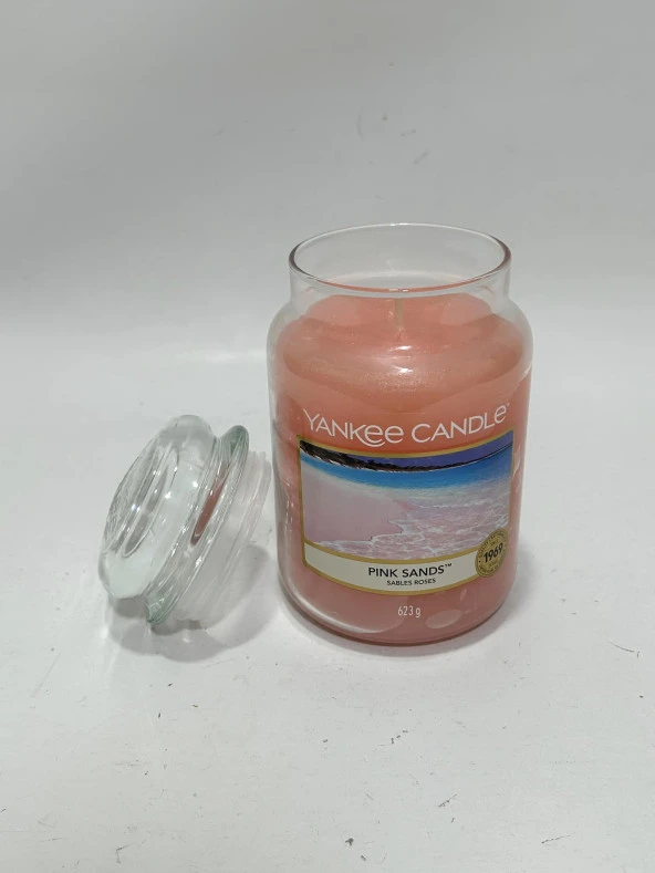 Yankee Candle Pink Sands Kokulu Mum 623g 1205337E - 3