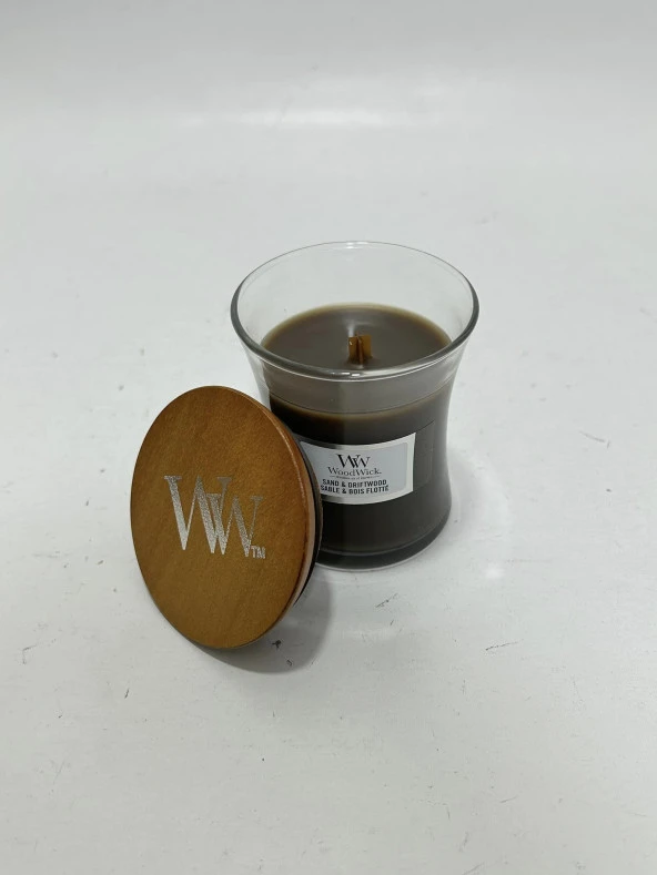 Yankee Candle Woodwick Sand Drifwood Kokulu Mum 85g 98378E - 3