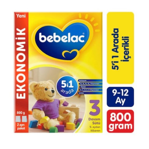 Bebelac 3 Devam Sütü 800 gr