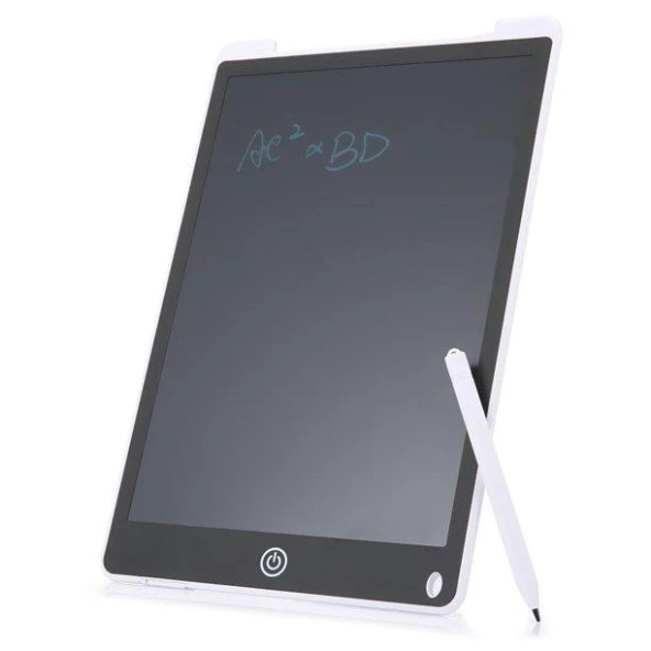 Torima Writing Tablet Lcd 12 Inç Dijital Kalemli Çizim Yazı Tahtası Beyaz