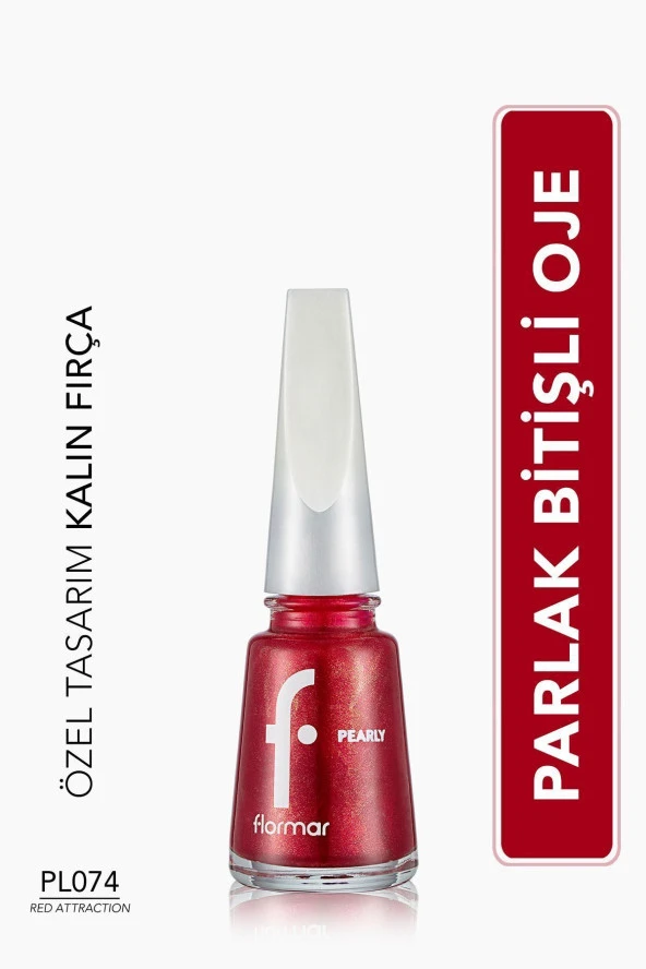 Oje Yeni Maxi Brush Pearly Pl074 Red Attraction 9053038