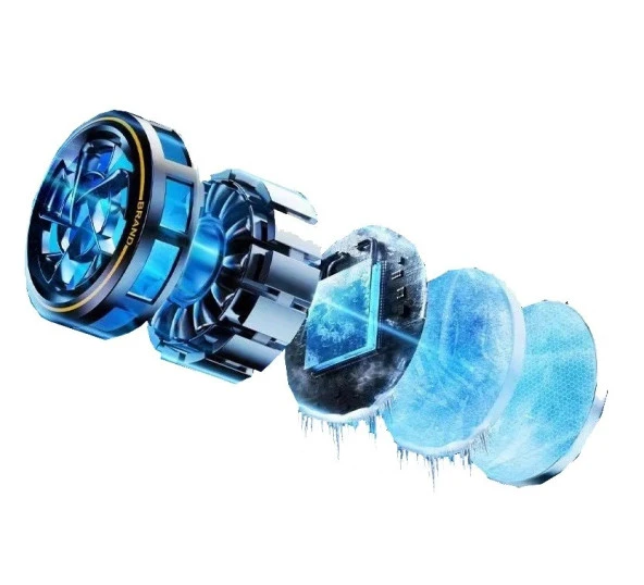 Hadron HDX4374 Rgb Ledli  Radyatörlü Magsafe Telefon Soğutucu Fan - 7